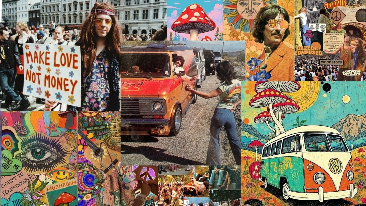 Najlepsze piosenki hipis&oacute;w lat 60. | Psychedelic Love