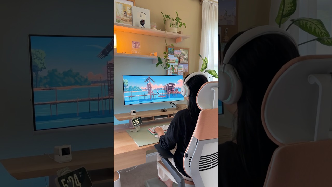 cozy gaming playing planet of lana 🪐🏔️✨ #shorts