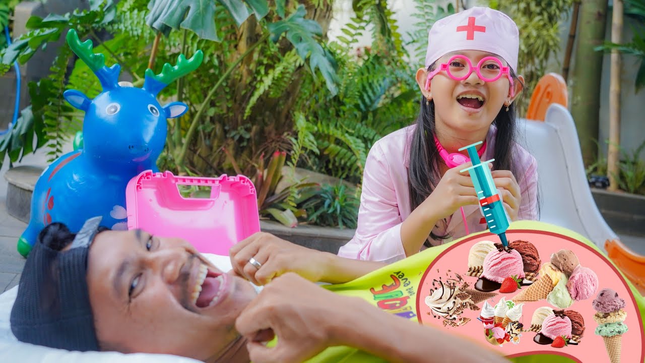 DRAMA DOKTER DOKTERAN 👩&zwj;⚕️ PASIEN SAKIT PERUT | Salsa and family