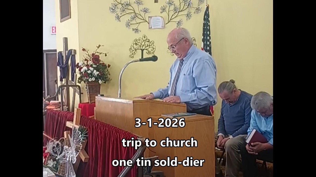 3 1 2026 trip to church one tin sold dier (:~:)