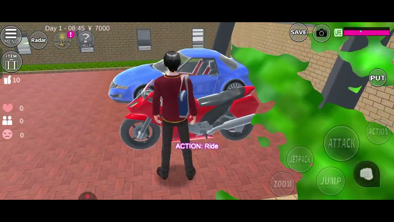 #fyp#for you page 📄📃#sakura school simulator #daily life in Sakura school 🏫🎒 simulator #part 1#Fyp##
