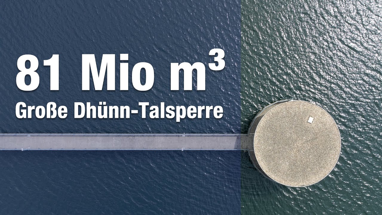 81 Mio. m³ - Große Dhünn-Talsperre