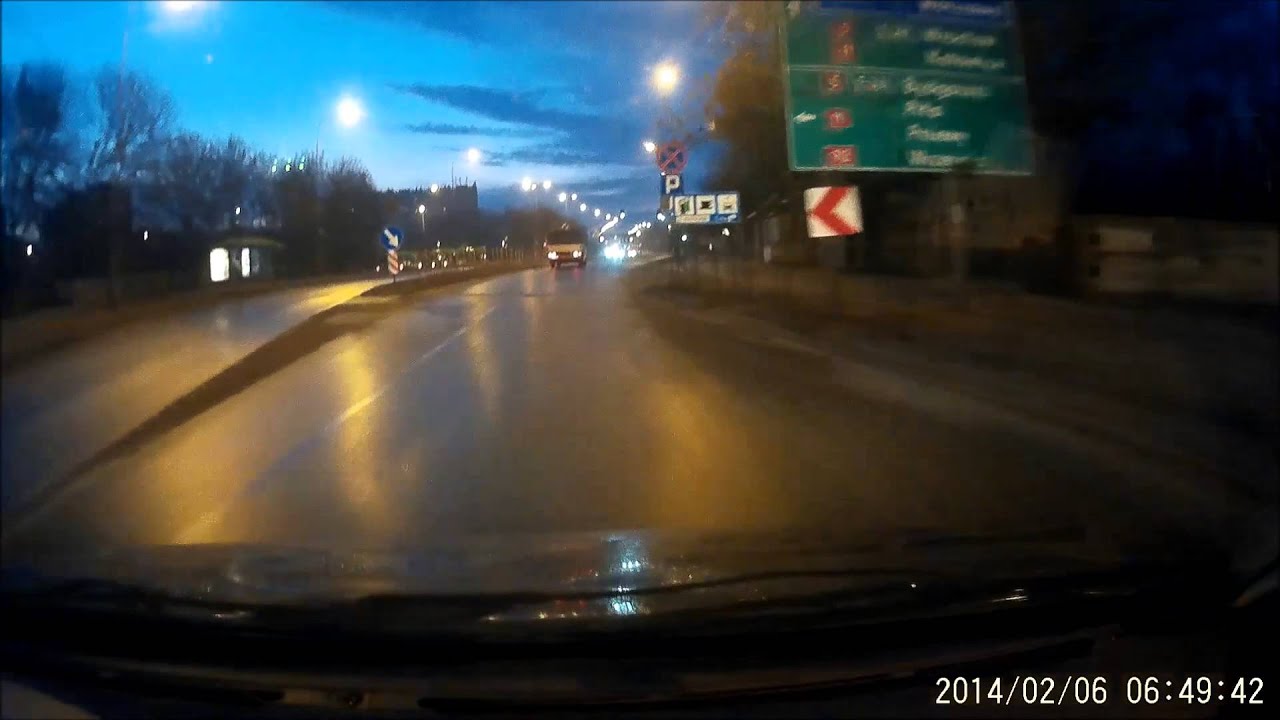 Poznan - Komorniki  kamera samochodowa G1WH