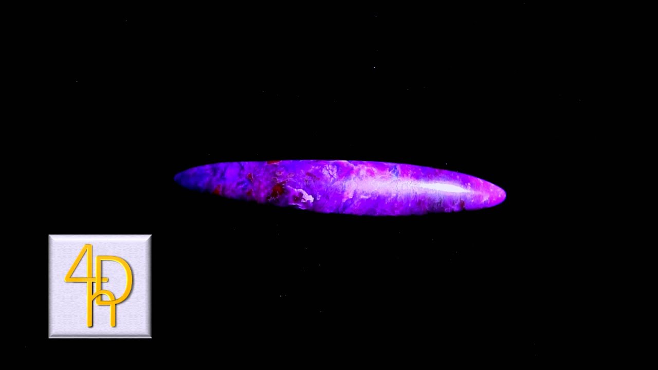 SemiGel 33.25 ct Purple-Fuchsia Swirl Double Sided Sugilite/Sugilith Cabochon