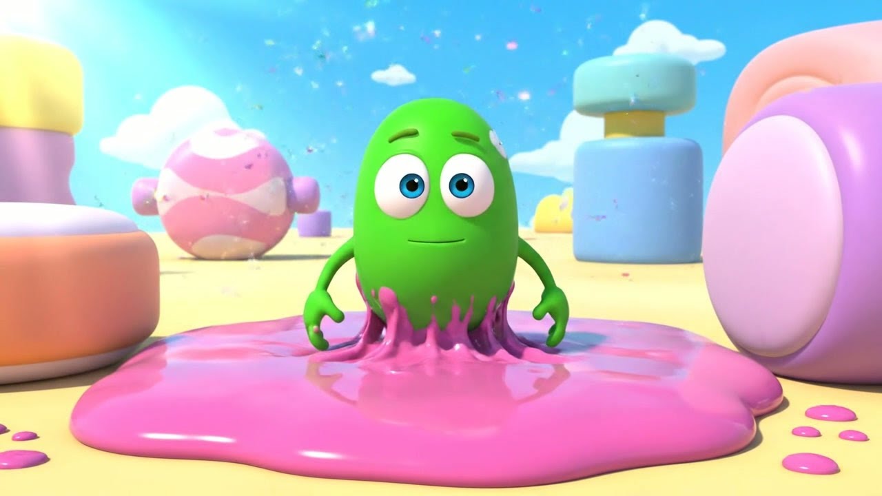 Fall Guys Wobbly Bean se Cayó de la Pista | Canciones Infantiles y Rimas para Niños