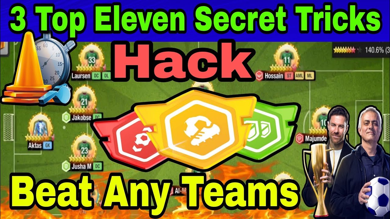 3 Biggest Top Eleven Tricks that you must know to beat giant teams #topelevenhack #topeleventips