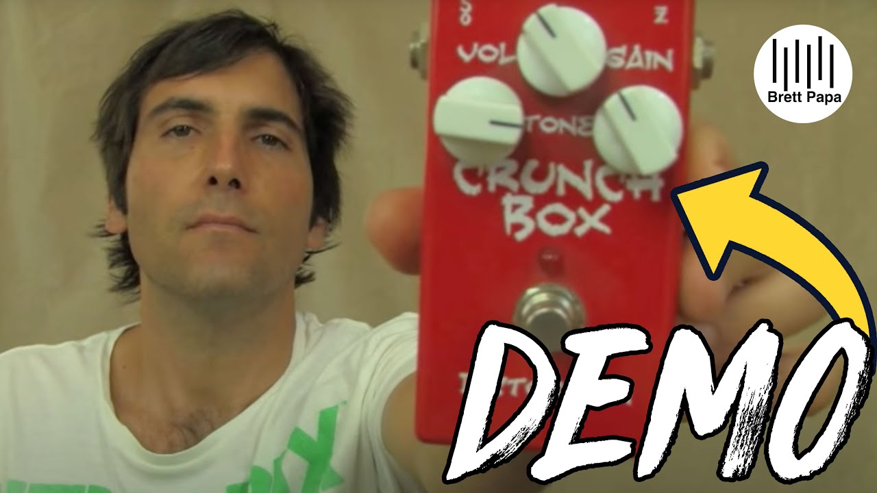 MI Audio Crunch Box - Guitar Pedal - Demo