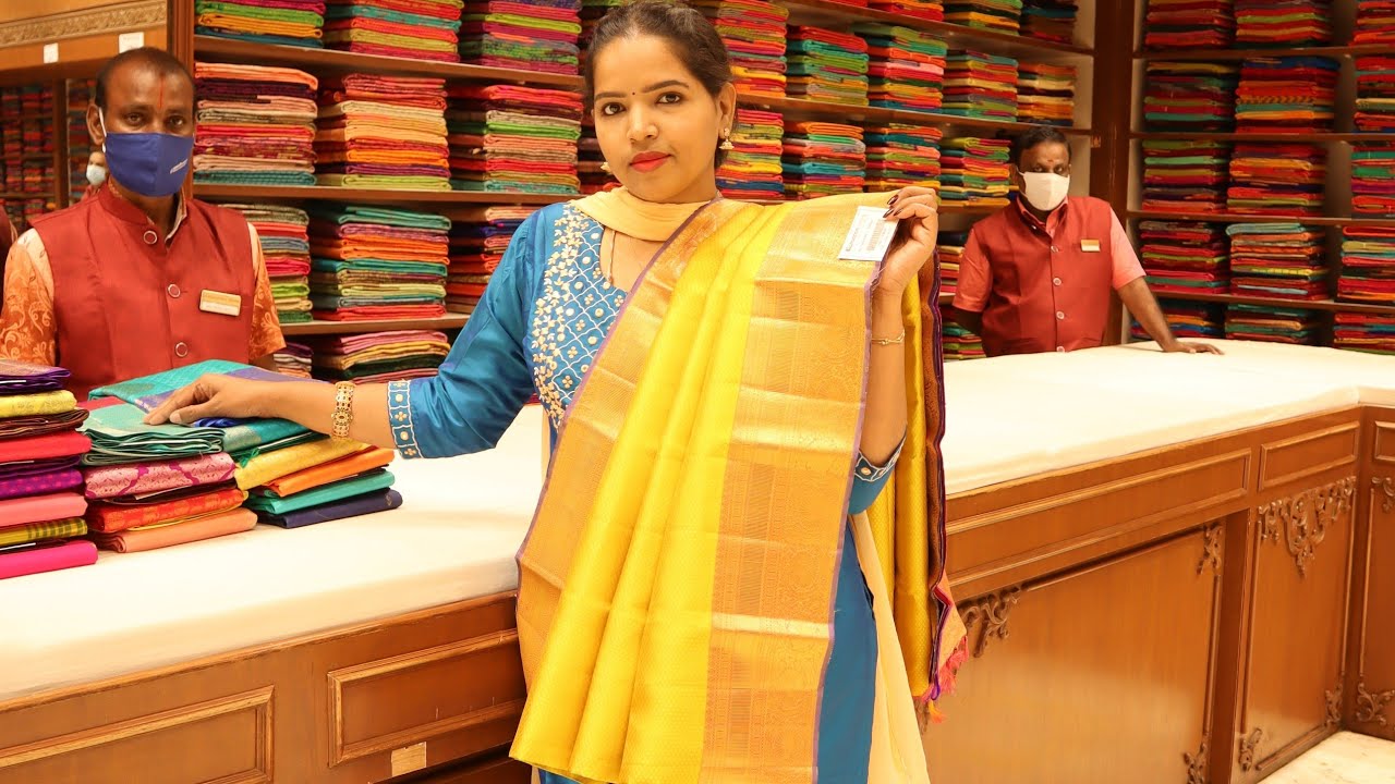 Sri Kumaran Stores Wedding Silk Sarees |Tnagar Shopping Vlog Pure Kancheepuram Silk Online Available