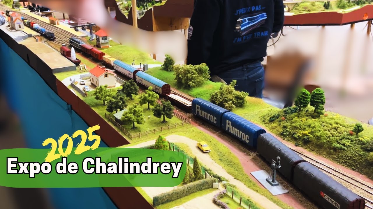 Pas loin de chez moi, une magnifique expo de trains miniatures en HO à Chalindrey par Rotonde 52