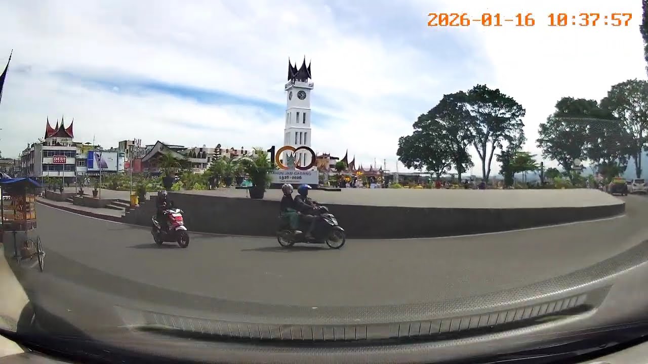 Suasana Kota Bukittinggi Hari Libur Isra Miraj 16 Januari 2026