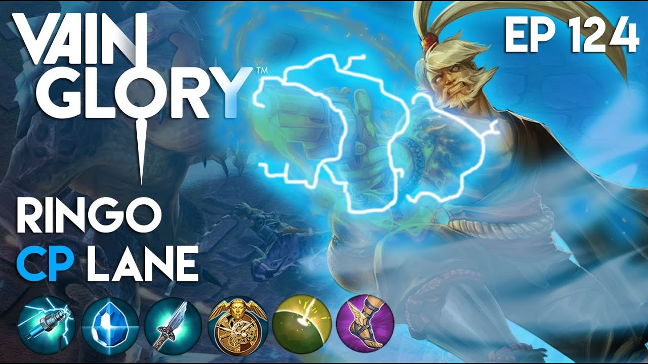 Vainglory Gameplay - Episode 124: Blue lightning Ringo |CP| Lane Gameplay |Update 1.9|
