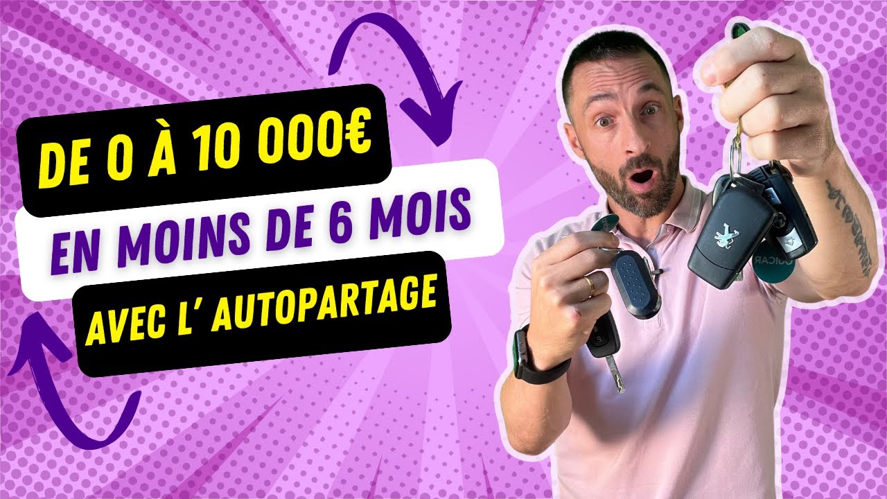 Autopartage : de 0 &agrave; 10 000&euro; en - de 6 mois avec Getaround & Ouicar (Turo) #autopartage