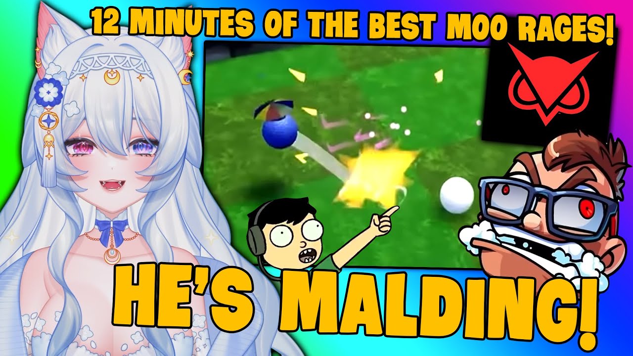 He's Malding! | Yueho Reacts to 12 Minutes of the Best Moo Rages (VanossGaming Compilation)