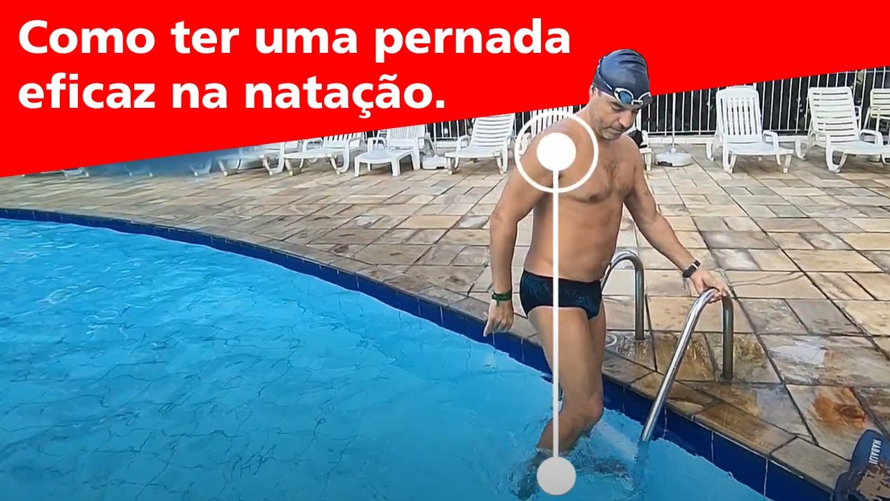 Como ter uma pernada eficaz na natação