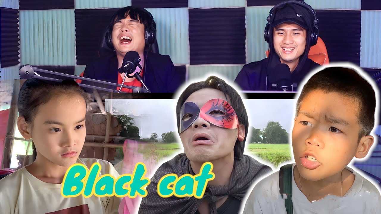 Karen funny movie mr black cat jor jor phoe reaction by BigBird peace doh wah