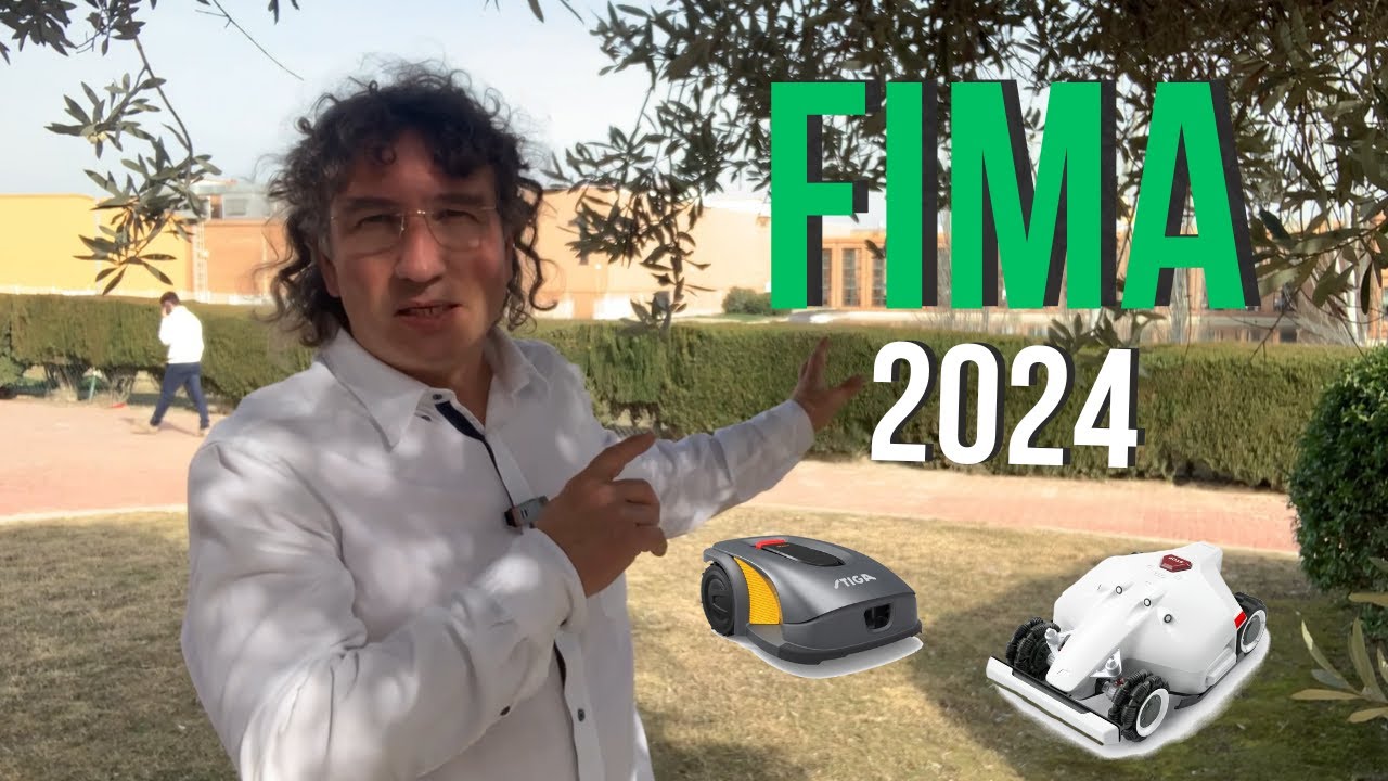 Robots cortacésped en FIMA 2024 | Stiga Stig A | Luba AWD 5000 | Raymo R48CRAFT