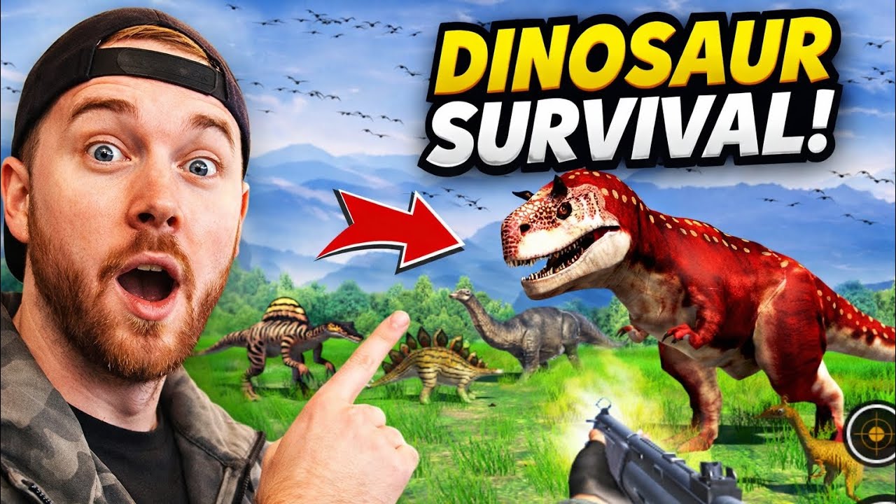 🔫 One Man vs Giant Dinosaur 🦖 | Action Game Play @GamingZone-c5z 