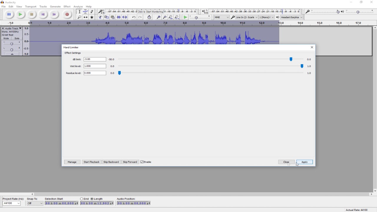 Demon Voice Tutorial for Audacity