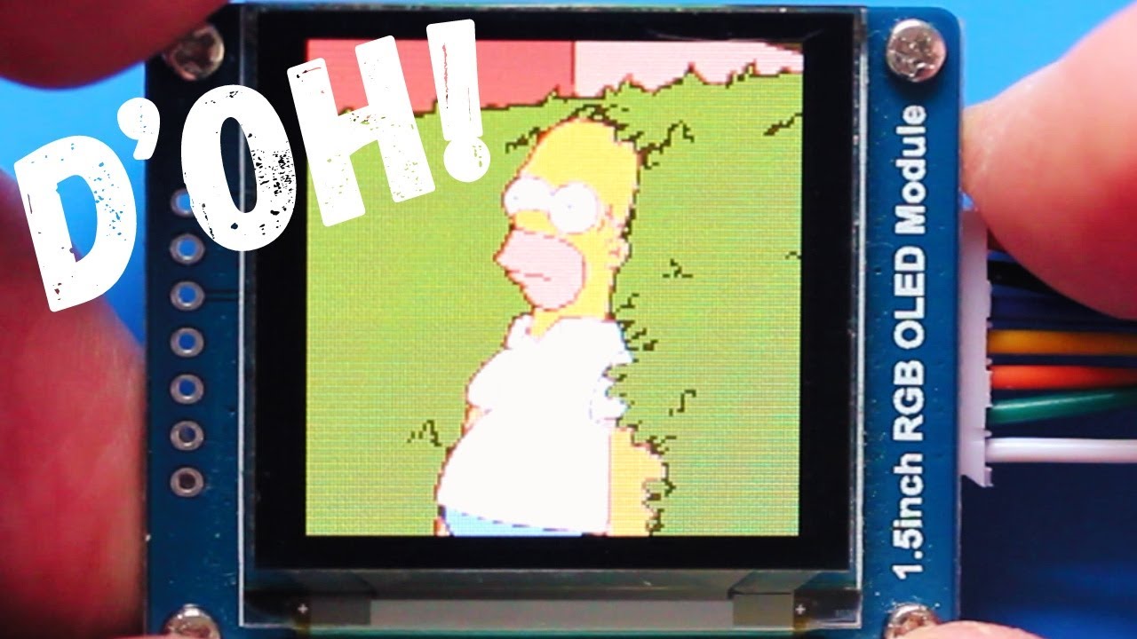 How to Display Animated GIF on OLED/TFT (ESP32, Arduino, ESP8266)