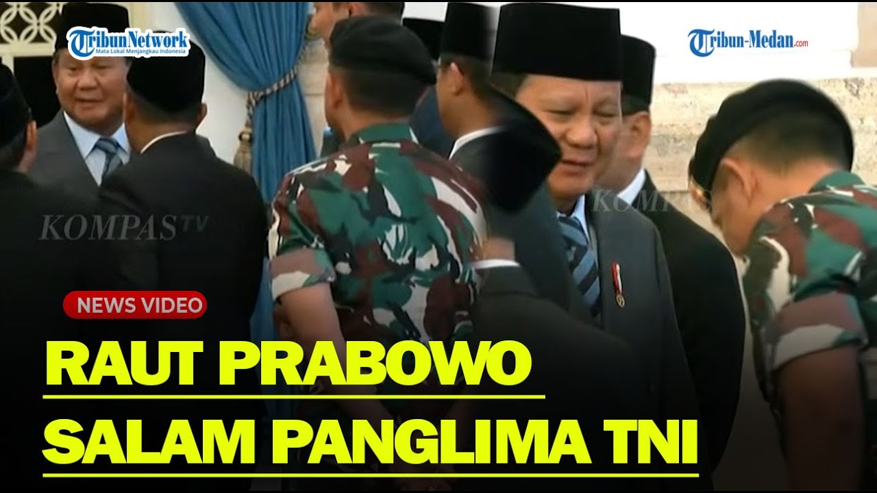 DISOROT❗ MOMEN Panglima TNI Salam Prabowo