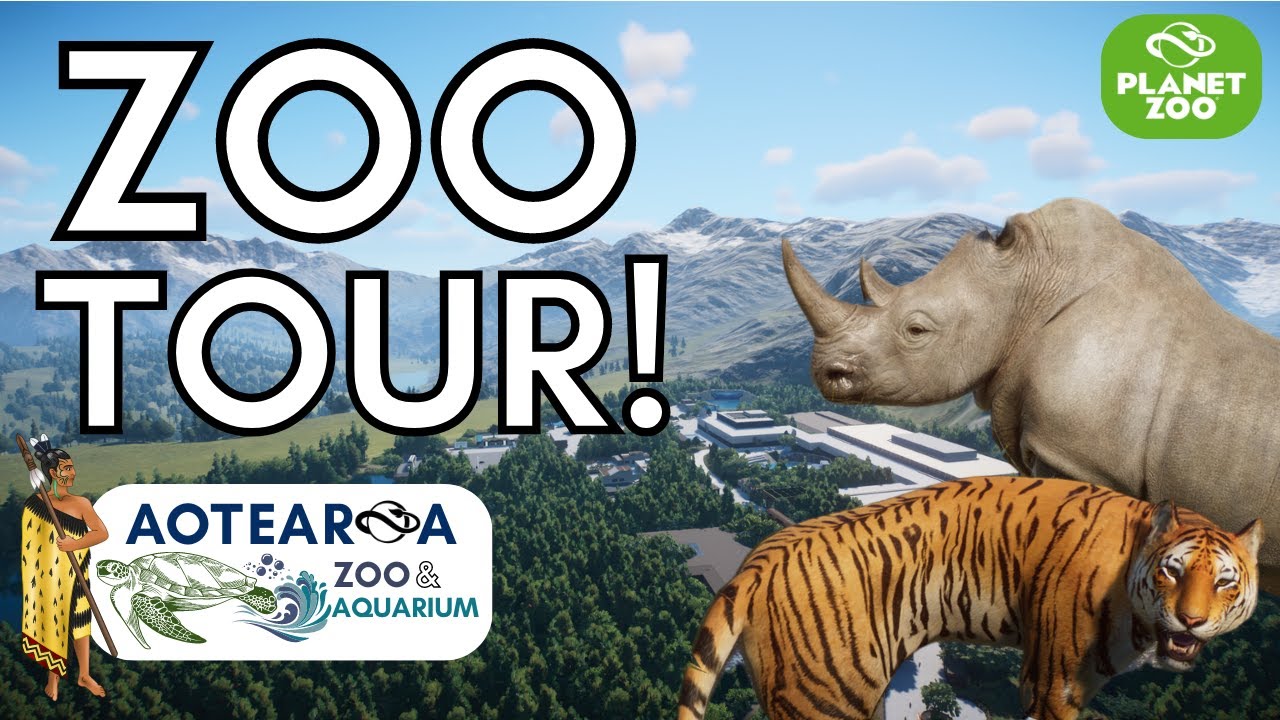 Planet zoo | Aotearoa Zoo & Aquarium | ZOO TOUR! (No commentary)
