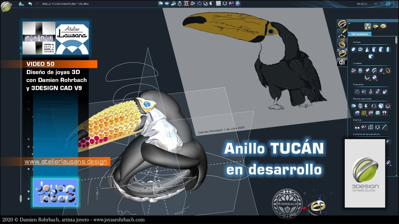 VIDEO 50 ROHRBACH JOYAS ® 3DESIGN CAD PRO V9