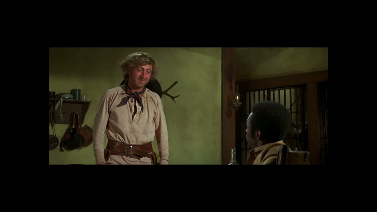 Blazing Saddles - The Waco Kid scene - fastest hand in the World.