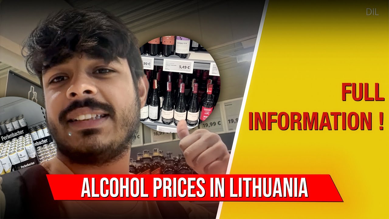 How Much Does Alcohol Cost in Lithuania?😉😂