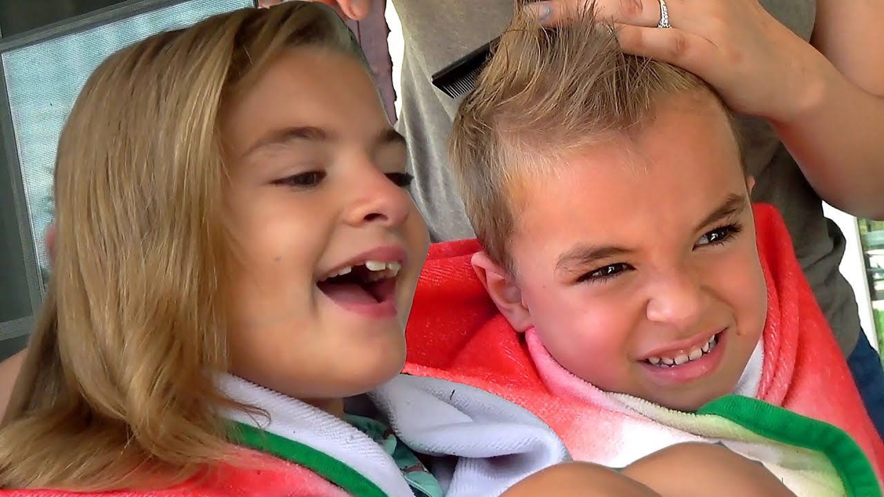 BACK TO SCHOOL HAIRCUTS! | Sam & Nia