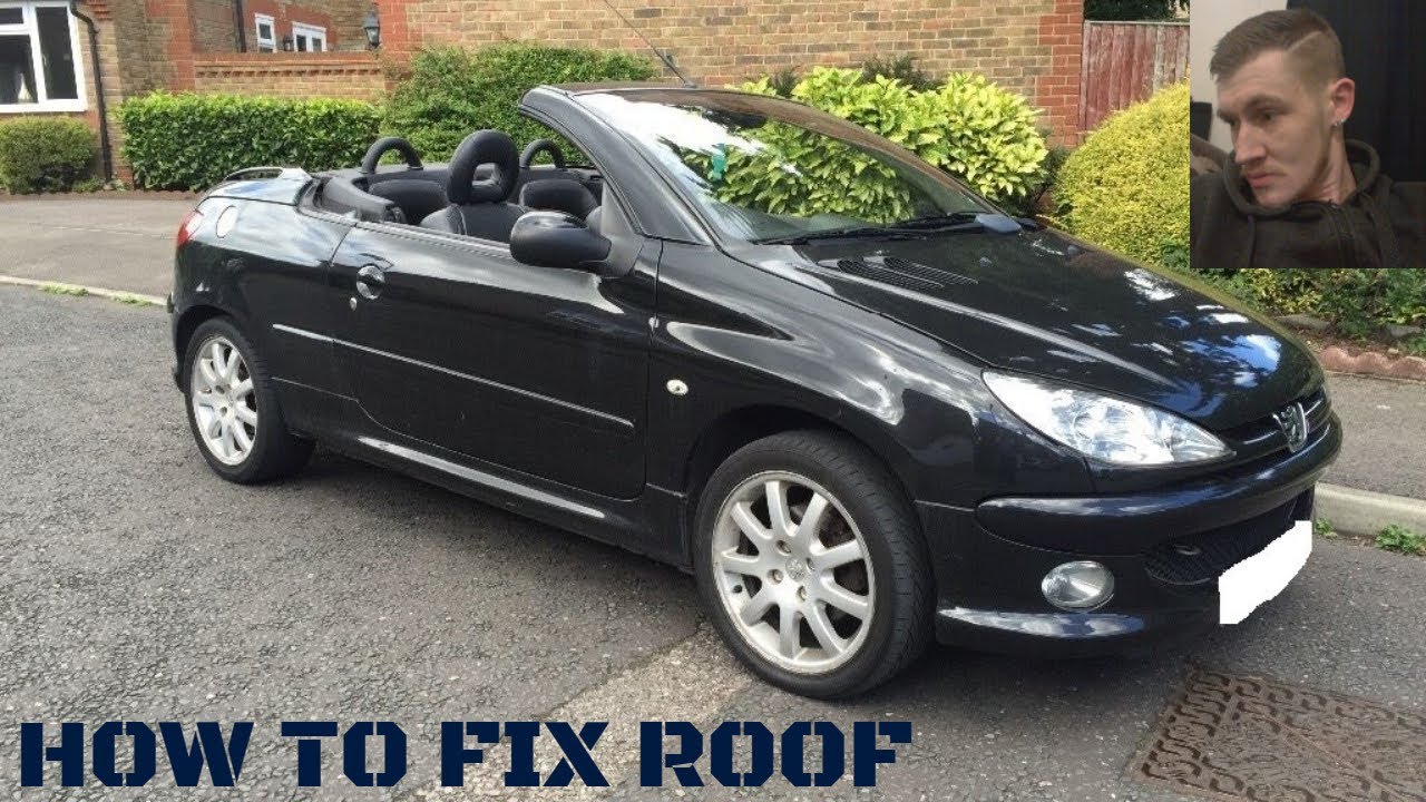 PEUGEOT 206cc ROOF PROBLEM FIX