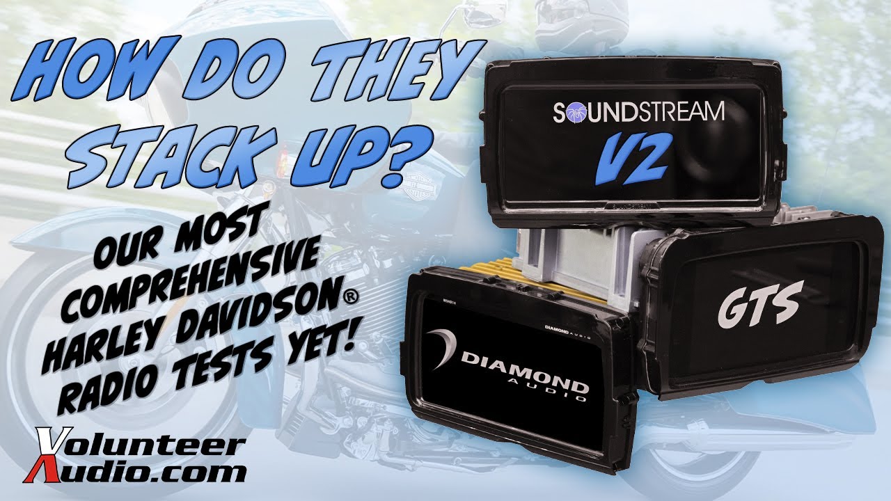 Testing the Soundstream V2, Diamond MSHD14, & GTS radios for Harley Davidson&reg;- How do they stack up?