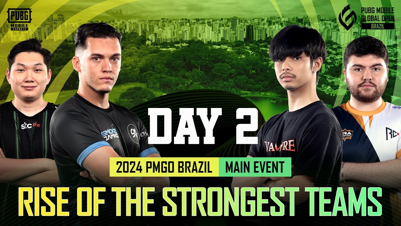 [EN] 2024 PMGO Brazil Main Event | Day 2 | PUBG MOBILE Global Open Brazil