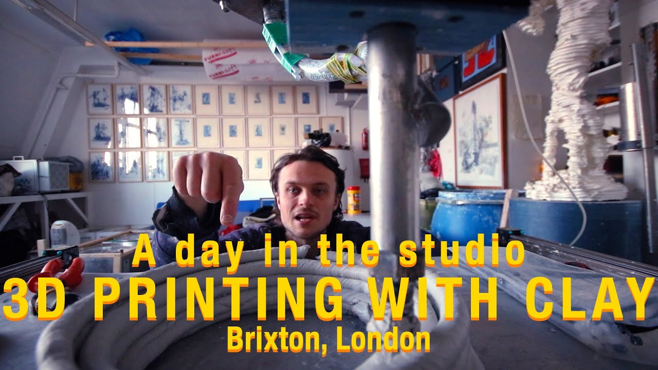 How I'm 3D printing with clay to make my sculptures