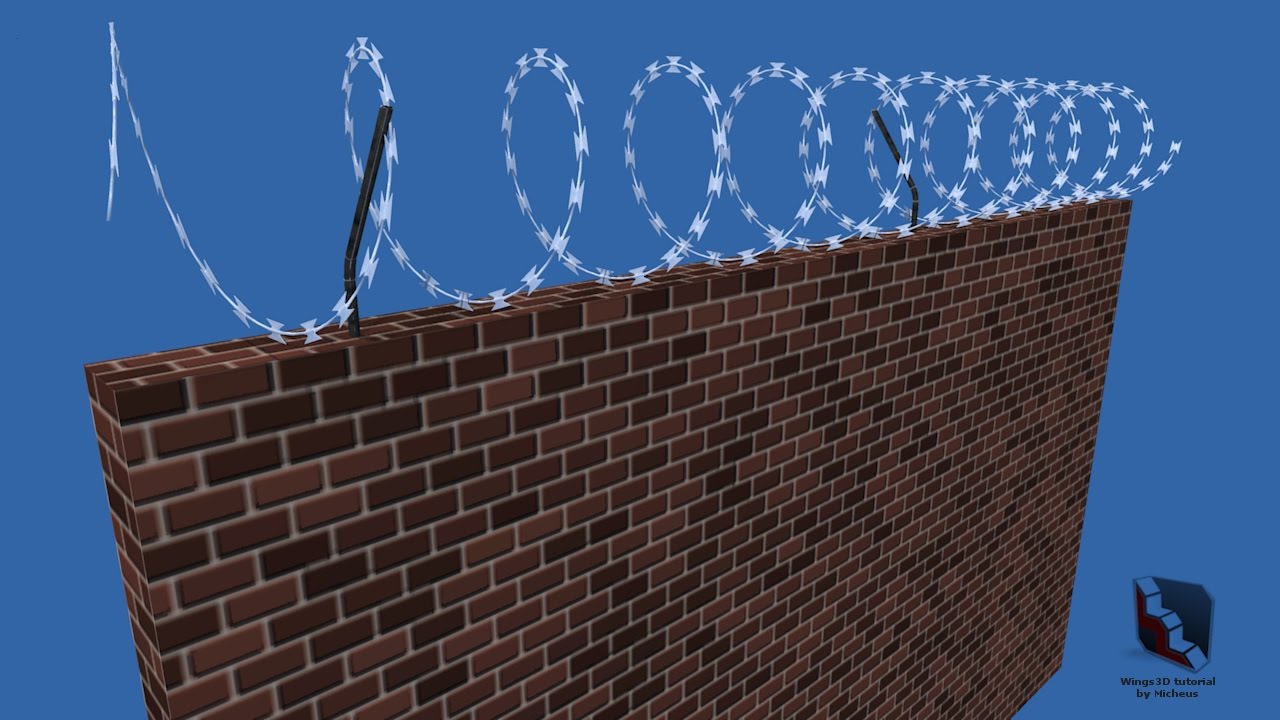 Wings3d: making a Razor Wire
