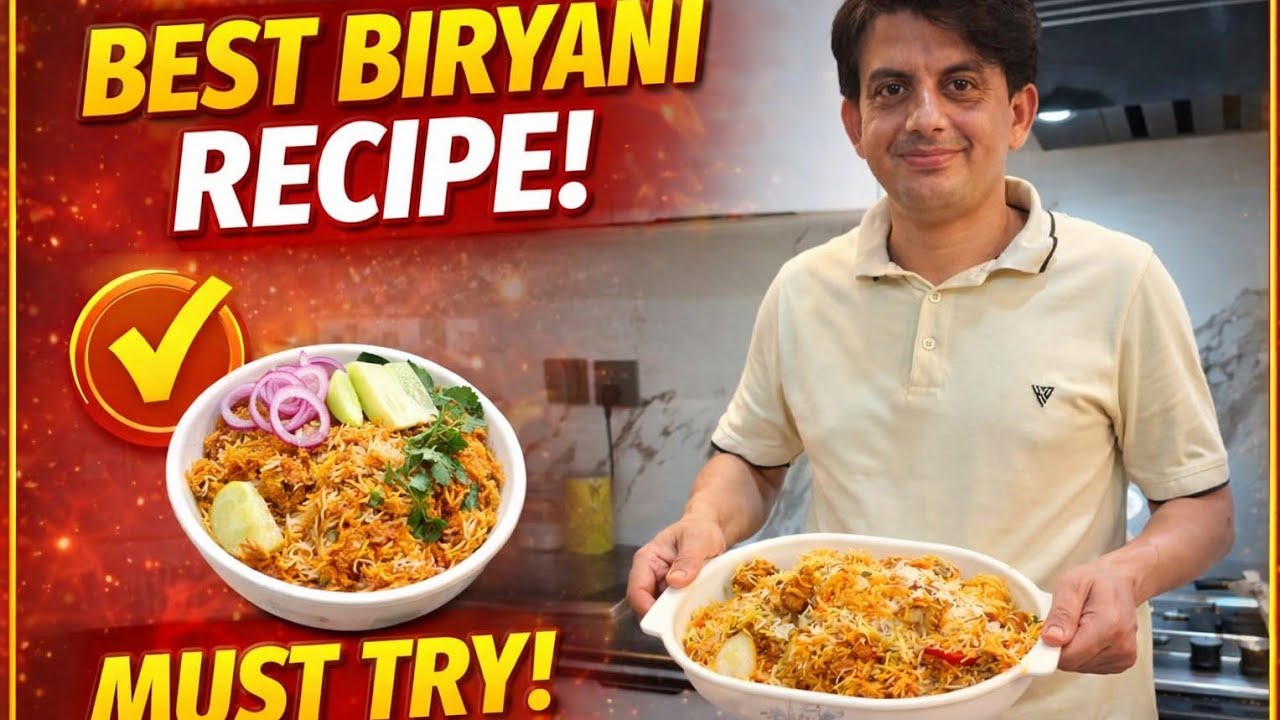 Best Biryani recipe home made