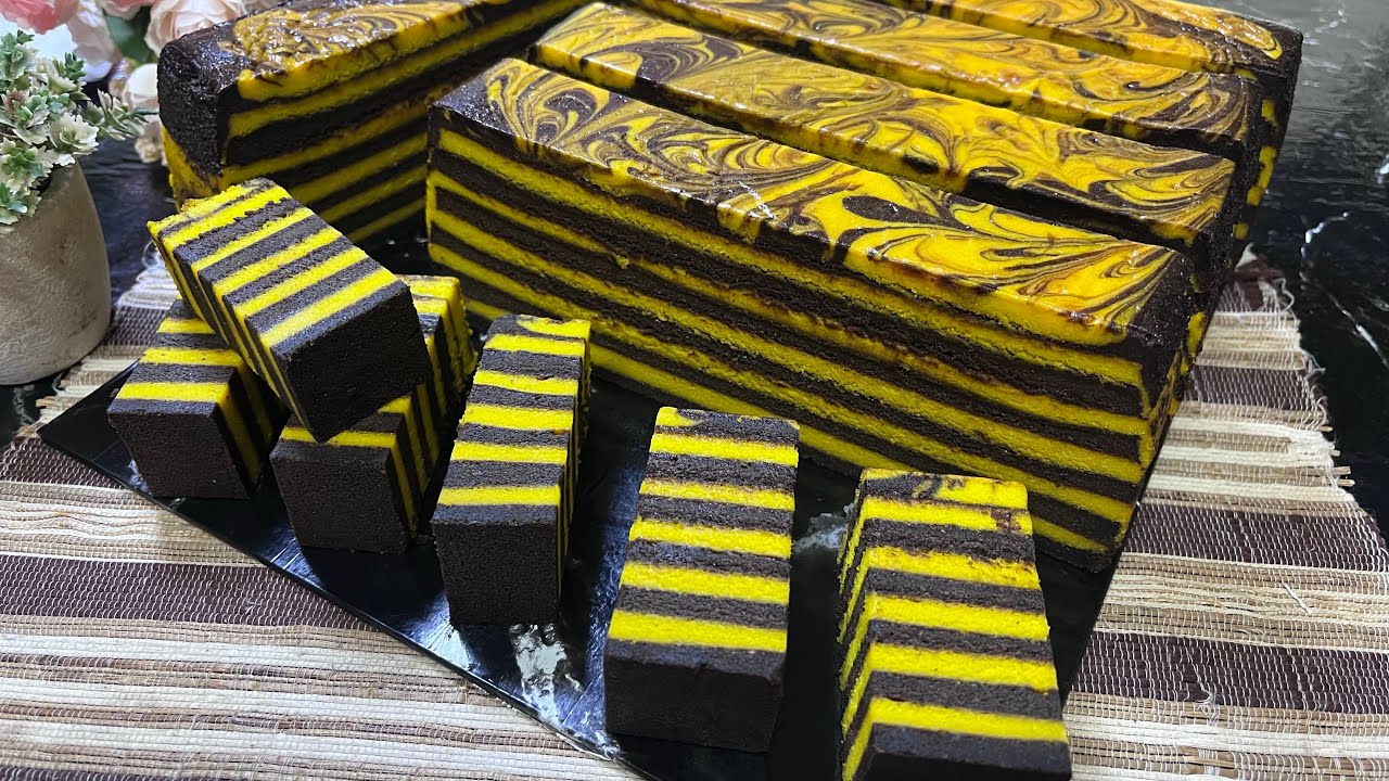 Kek lapis black honey //perisa kopi dan madu