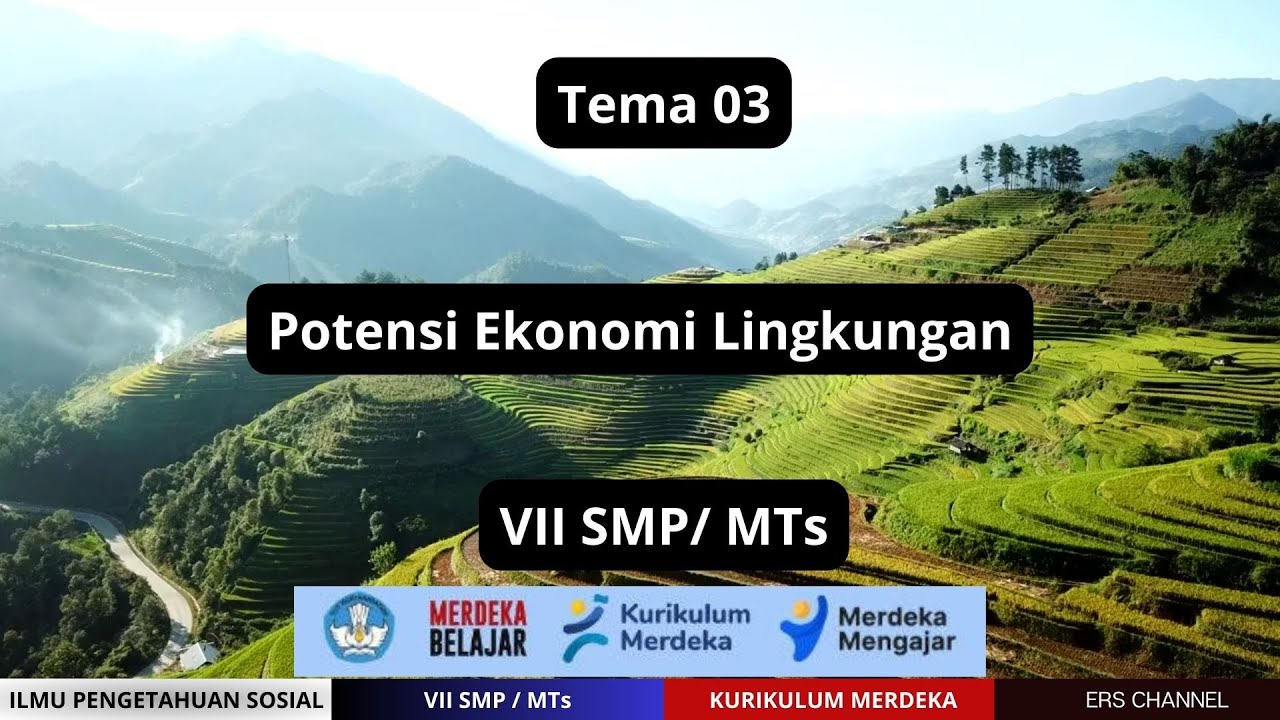 TEMA 03 Potensi Ekonomi Lingkungan | A. Perubahan Potensi Sumber Daya Alam | SMP/ MTs kelas 7