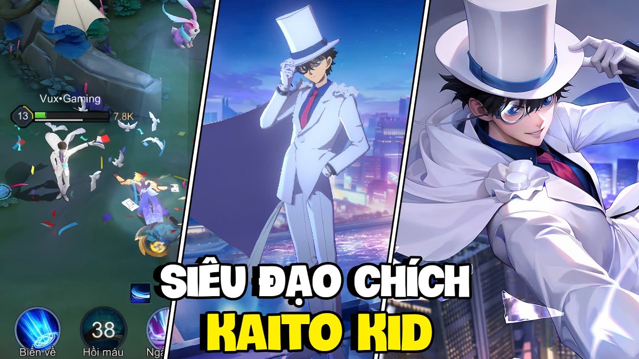 VUX MỘT NGÀY TRẢI NGHIỆM VỚI SKIN HAYATE KAITO KID SIÊU TRỘM MẠNH NHẤT LIÊN QUÂN MOBILE