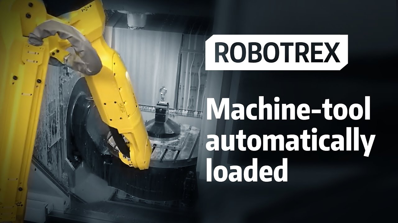 RoboTrex Automation - Change cycle - Automatic loading of the machine tool