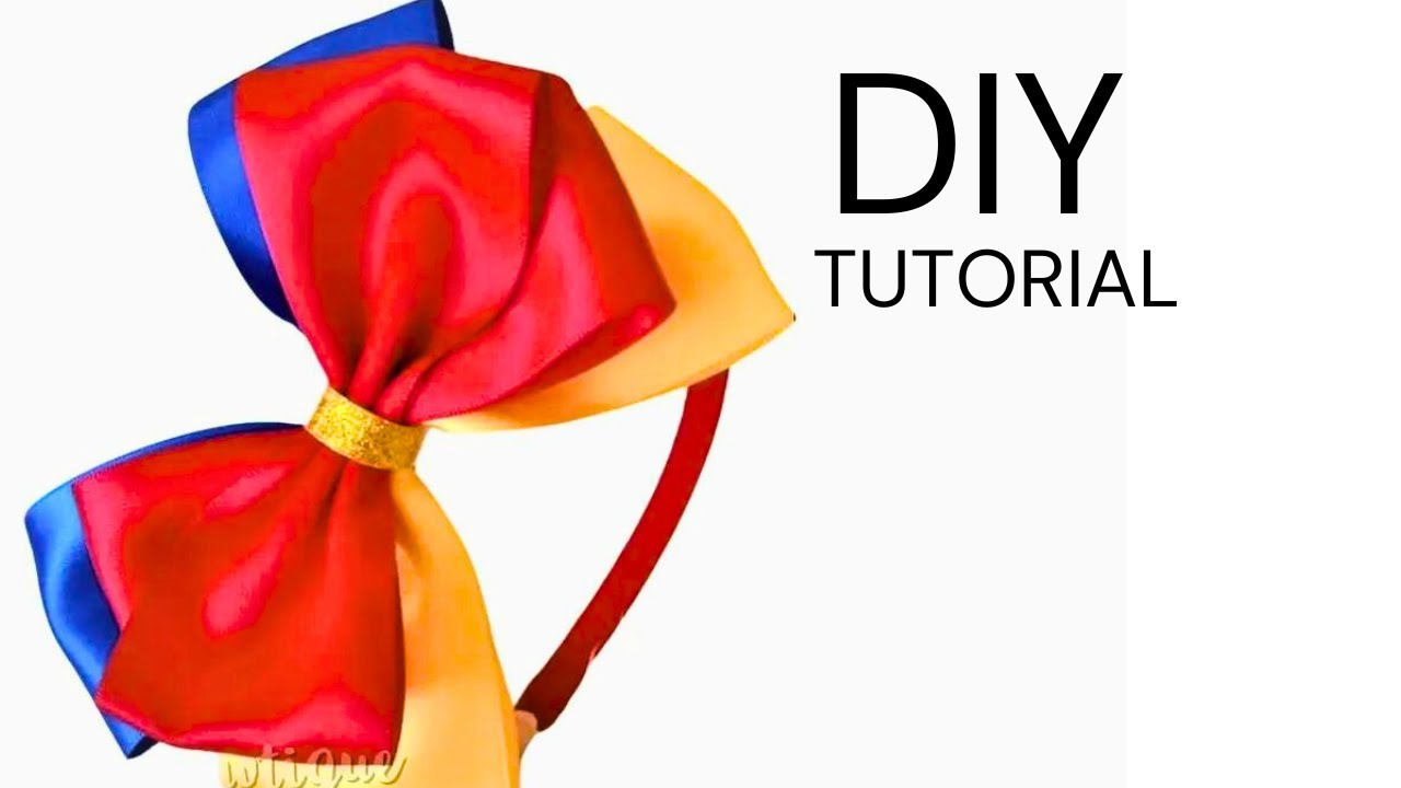 DIY Snow White Hair Bow That Looks Expensive!