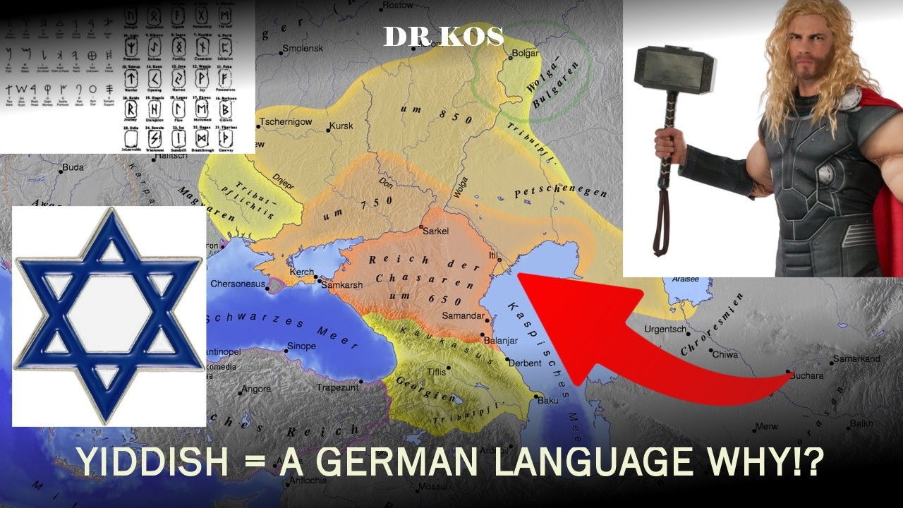 DR KOS: Yiddish are a Mixed, GERMAN Tribe from East Europe, NOT Germany PROVE ME WRONG! 13th Tribe!