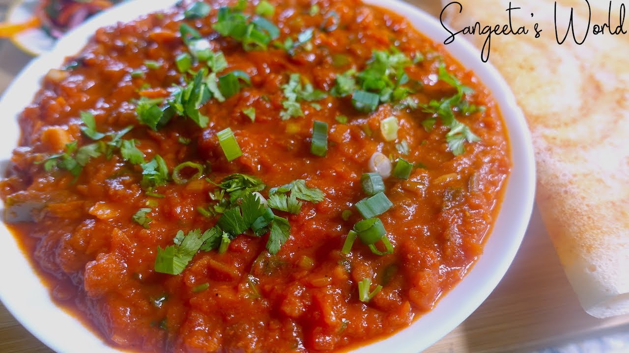 बनाइए ढोसा के साथ खाने वाली मेसूर भाजी • Mysore Bhaji Recipe • Sangeeta's World