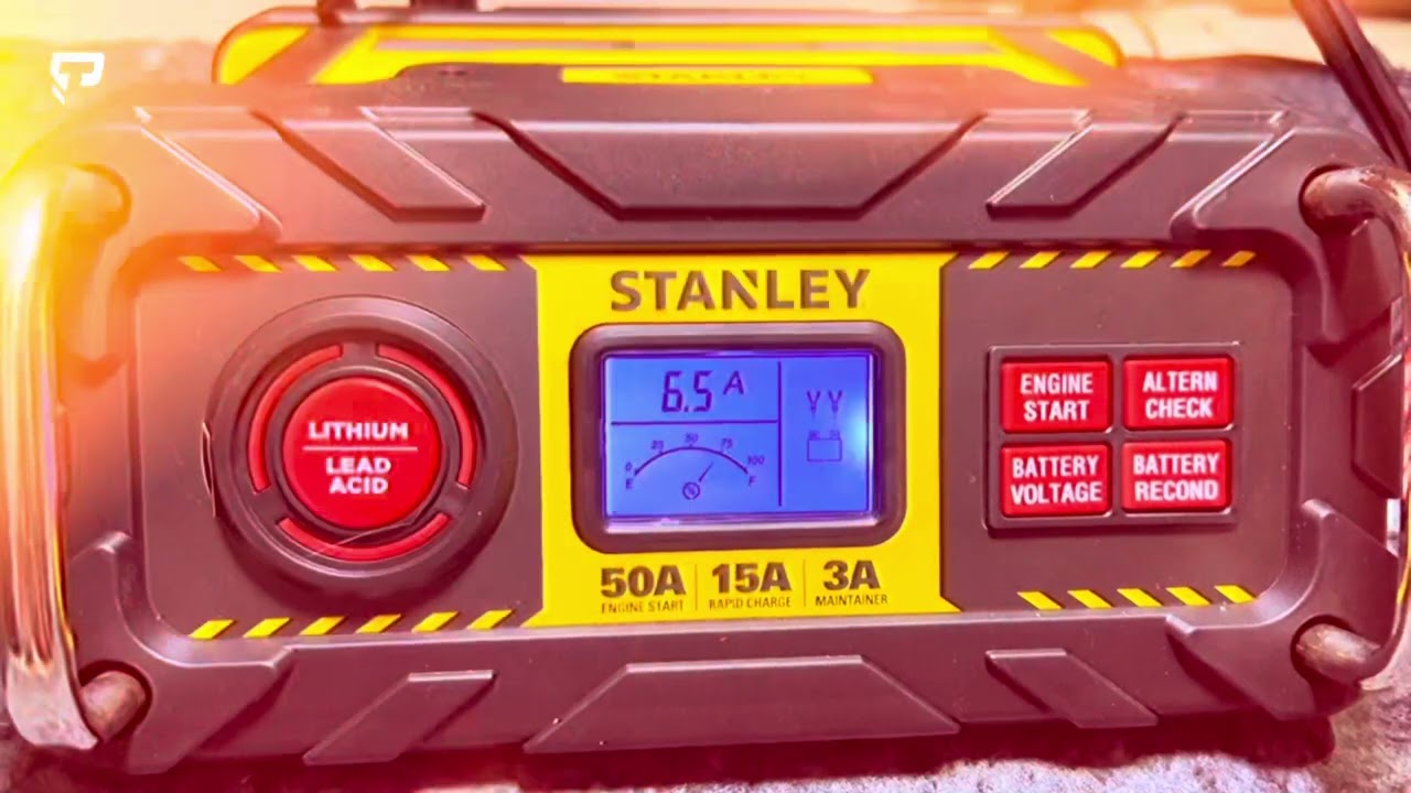 Cargador y Arrancador Stanley y Analizador de Baterías Unit UT673A