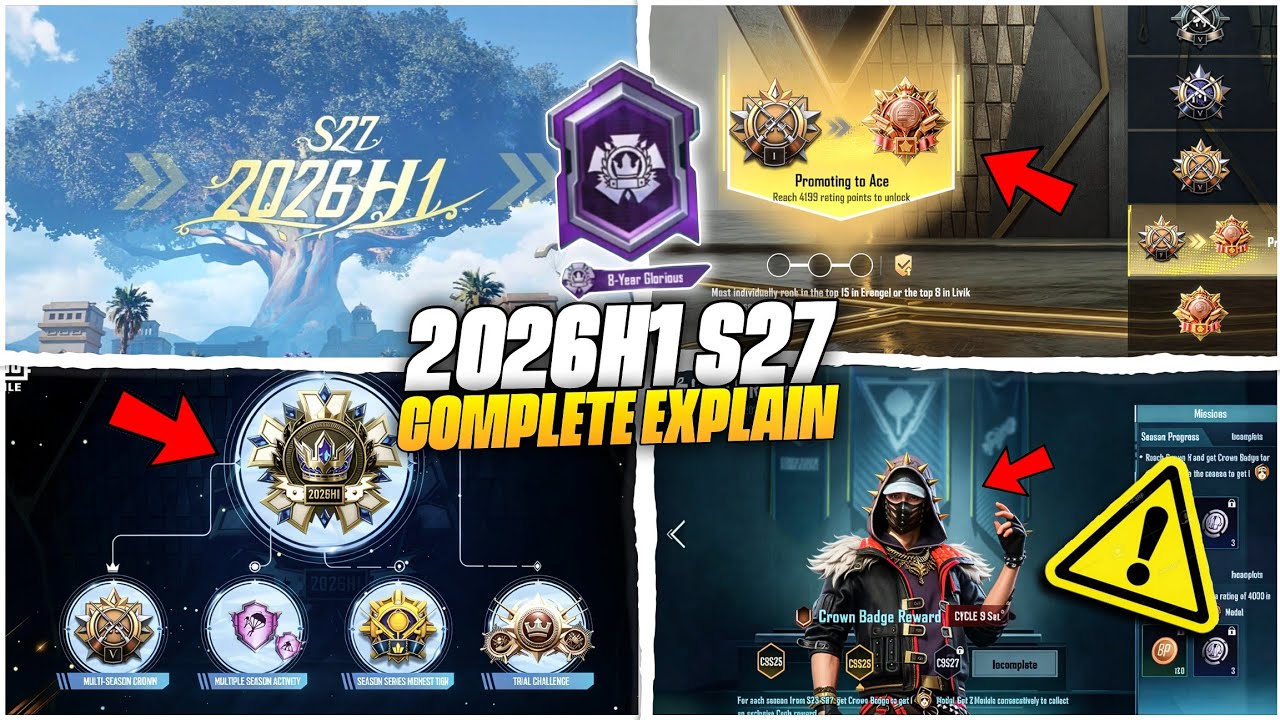 😱 BGMI NEW SEASON 2026H1 EXPLAINED / HOW TO PLAY ACE PROMOTION MATCH