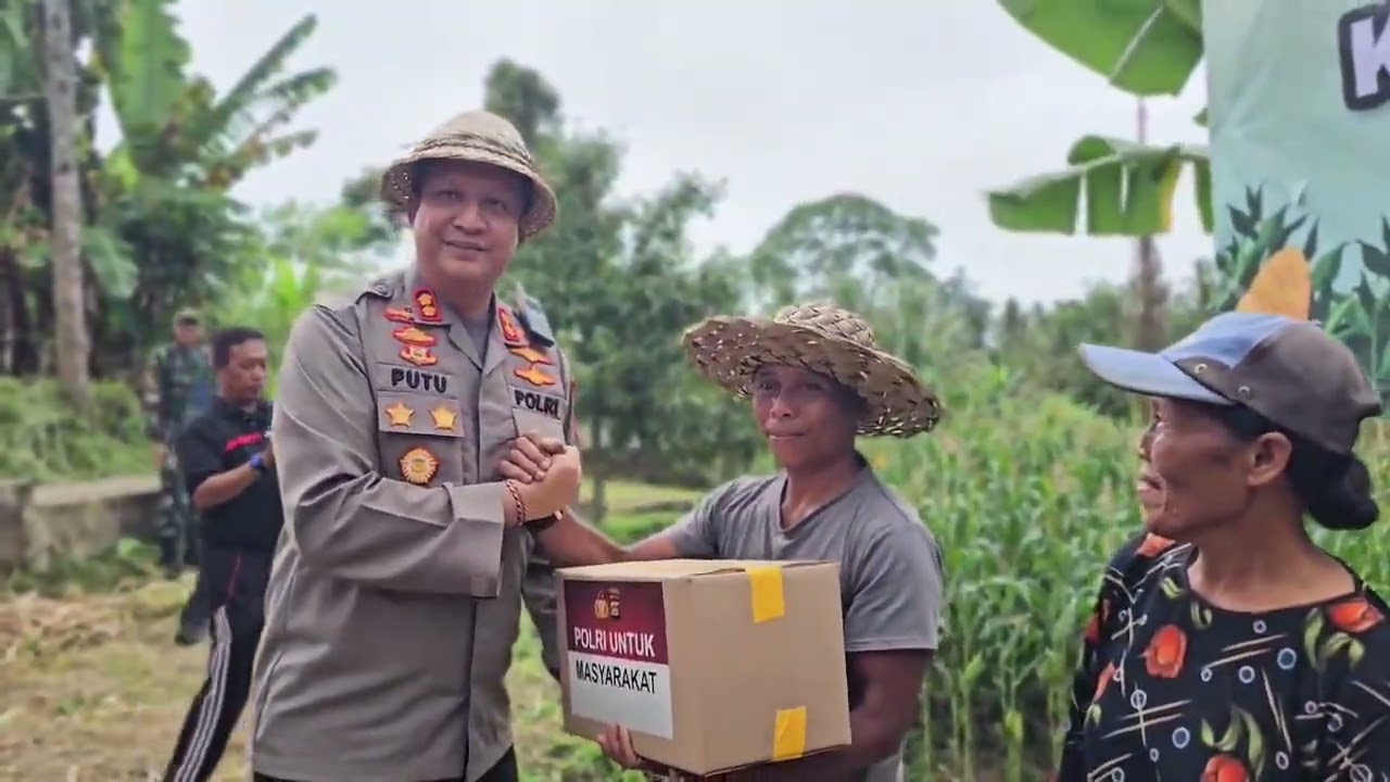 Polres Tabanan melaksanakan kegiatan Panen Raya Jagung Serentak Kuartal I Tahun 2026 