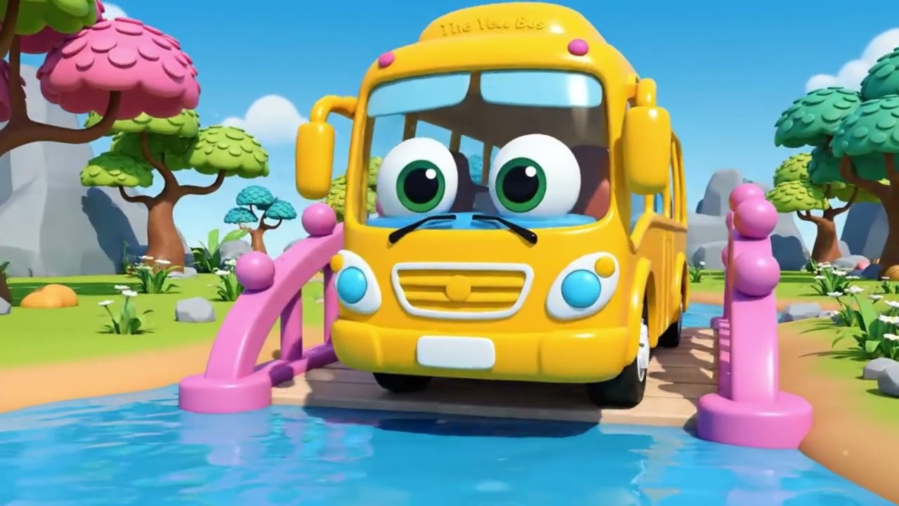 Jungle Animals Ride the Bus 🐯 | Fun Toddler Song