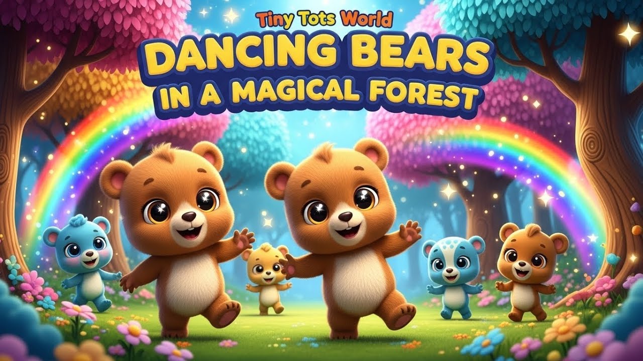 Magical Forest Dance Song 🌳 Dancing Bears for Toddlers