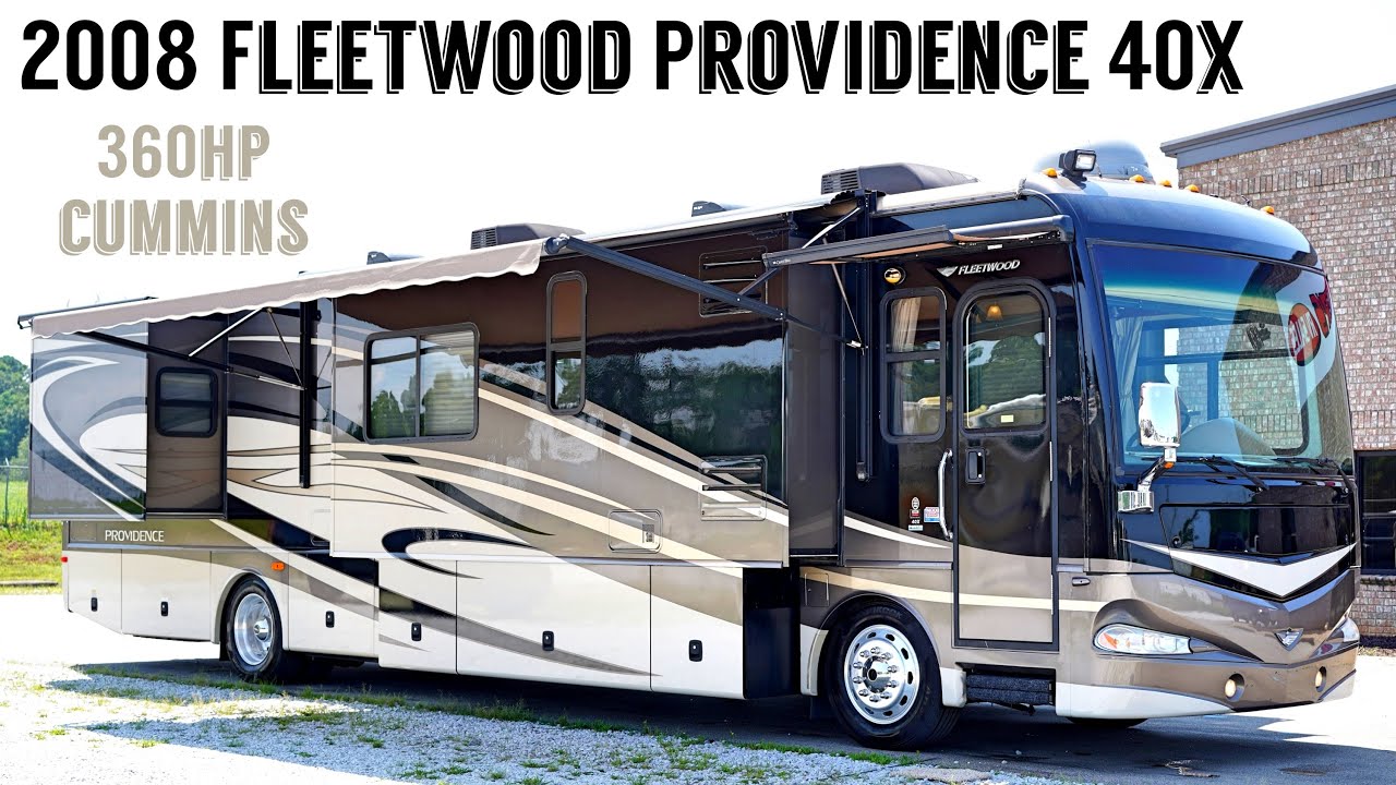 2008 Fleetwood Providence 40X A Class 360HP Cummins Diesel Pusher from Porter's RV Sales - $96,900