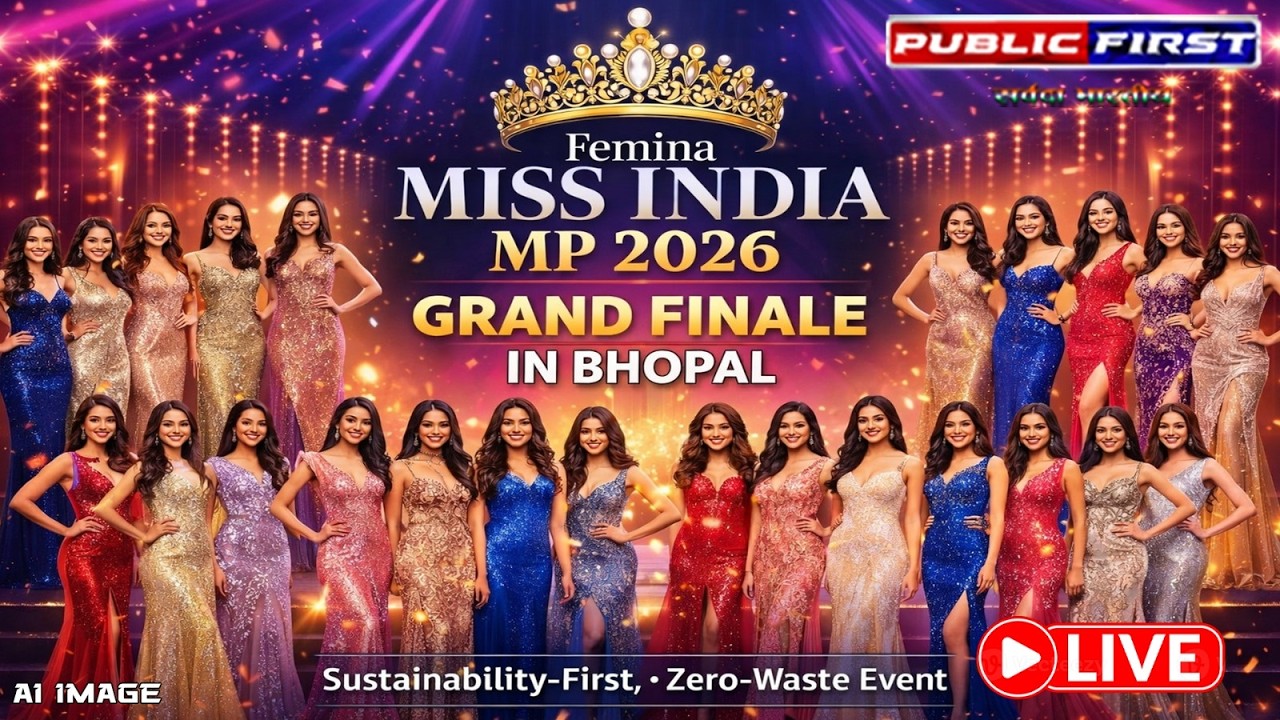 Femina Miss India 2026 MP | Bhopal Minto Hall Live | 16 Contestants | Public First