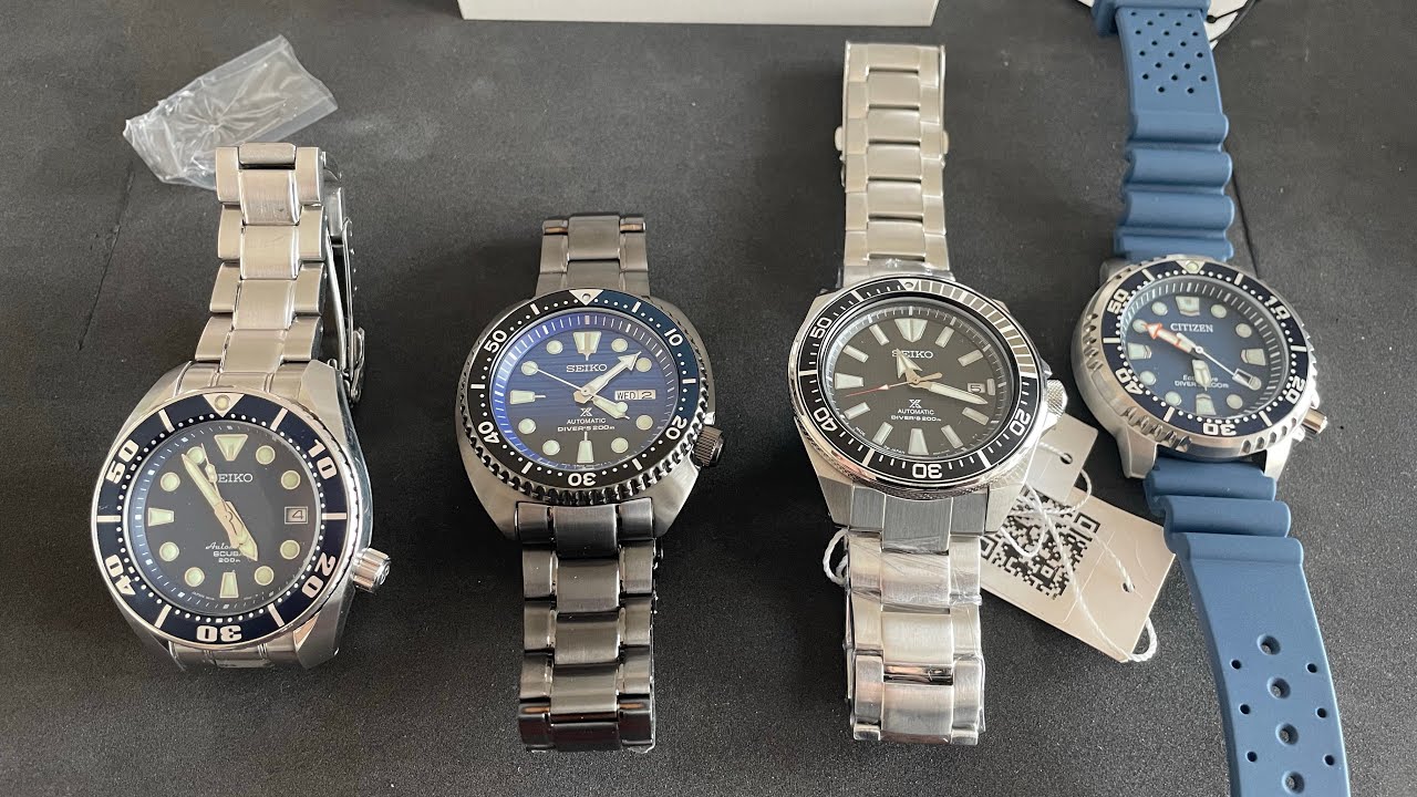 Обзор дайверов Seiko. Черепаха, самурай, сумо